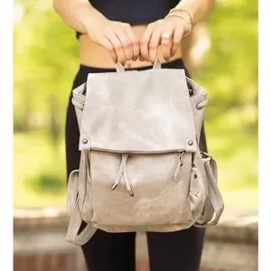 Bags | Bogo5 Dark Pink Suede Backpack | Poshmark
